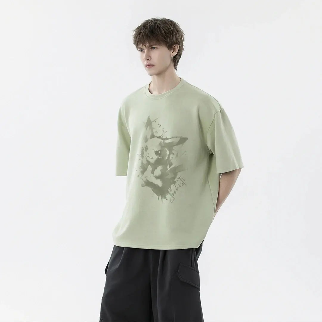 Loose-fit summer T-shirt Pikachu
