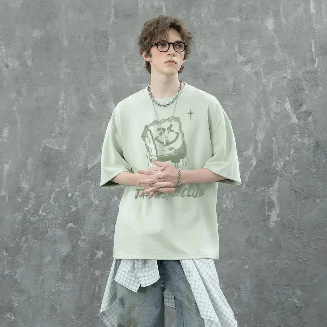Loose-fit Summer T-shirt Spongebob